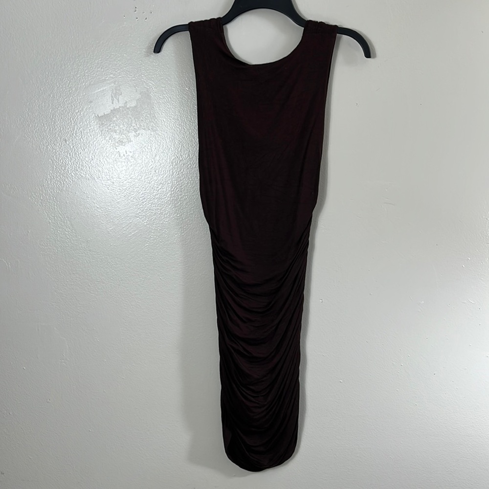Drew dress women’s XS brown sleeveless bodycon midi dress